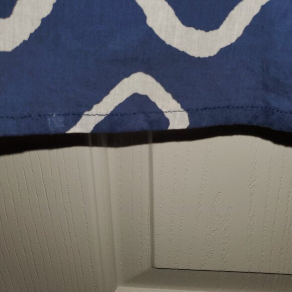 Karen Kane Embroidered Tunic, Navy Cotton Voile – NWOT - Picture 7 of 8